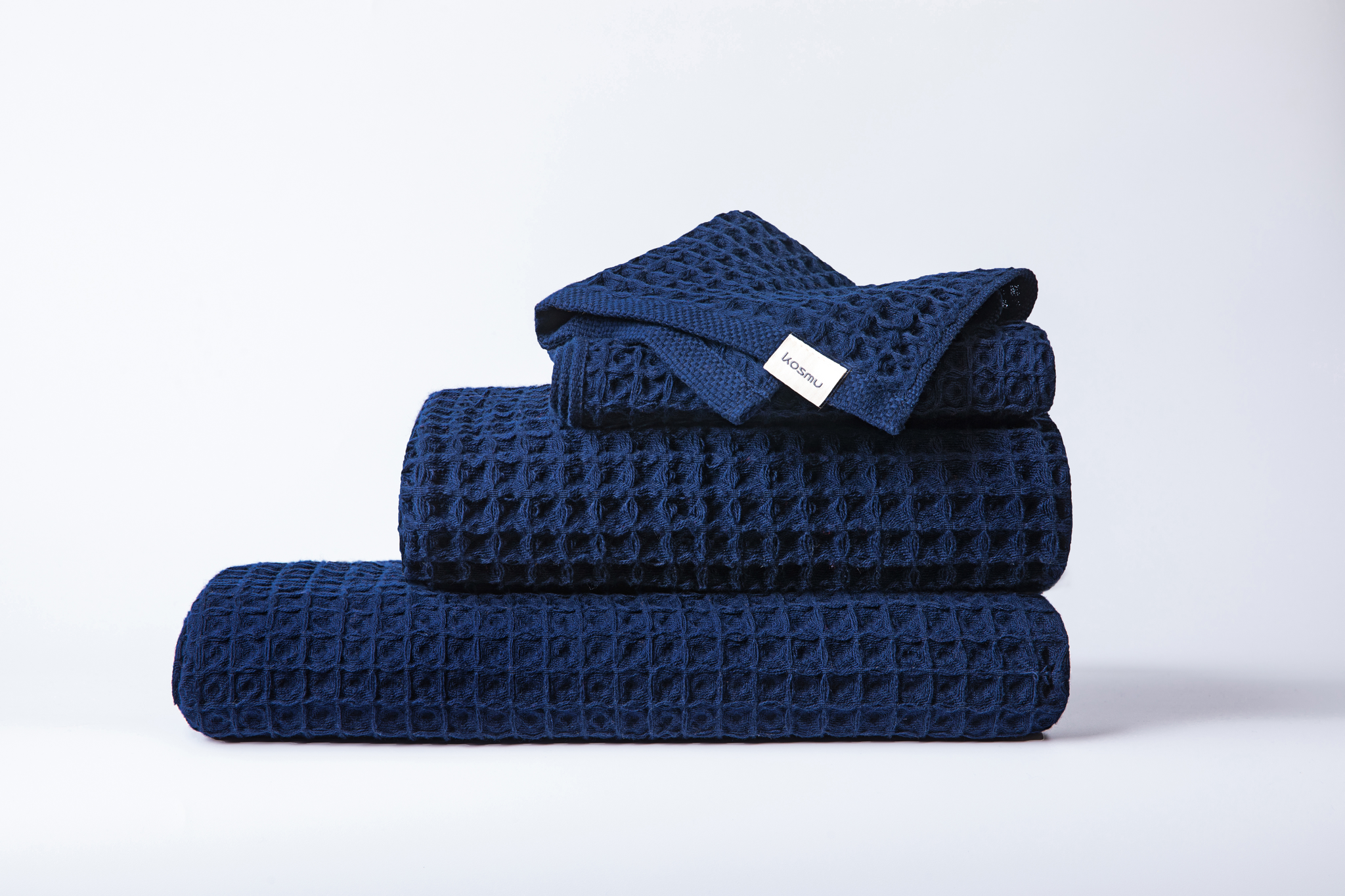 KOSMU Japanese Cotton Waffle Bath Towel